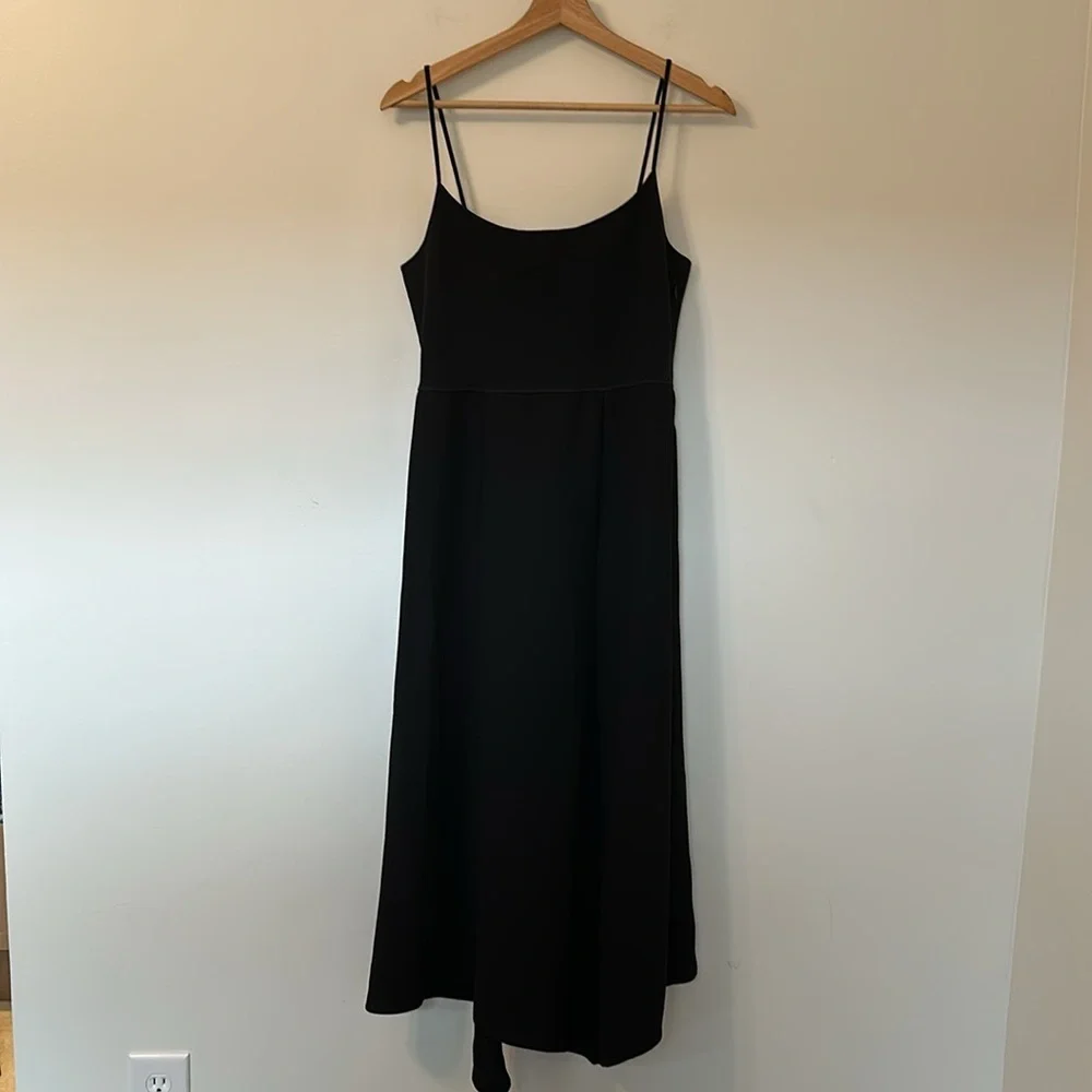Theory Flared Slip Dress in Crepe - NEW - Picture 7 of 10